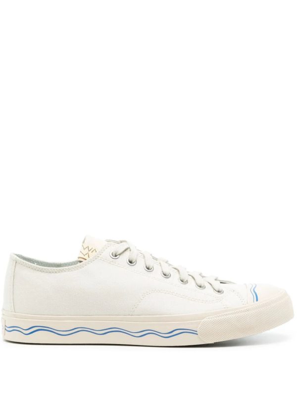 Wave-Print Sneakers For Sale