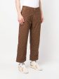 Graphic-Print Corduroy Trousers Online Hot Sale