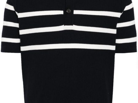 Striped Cotton Polo Shirt Online Hot Sale