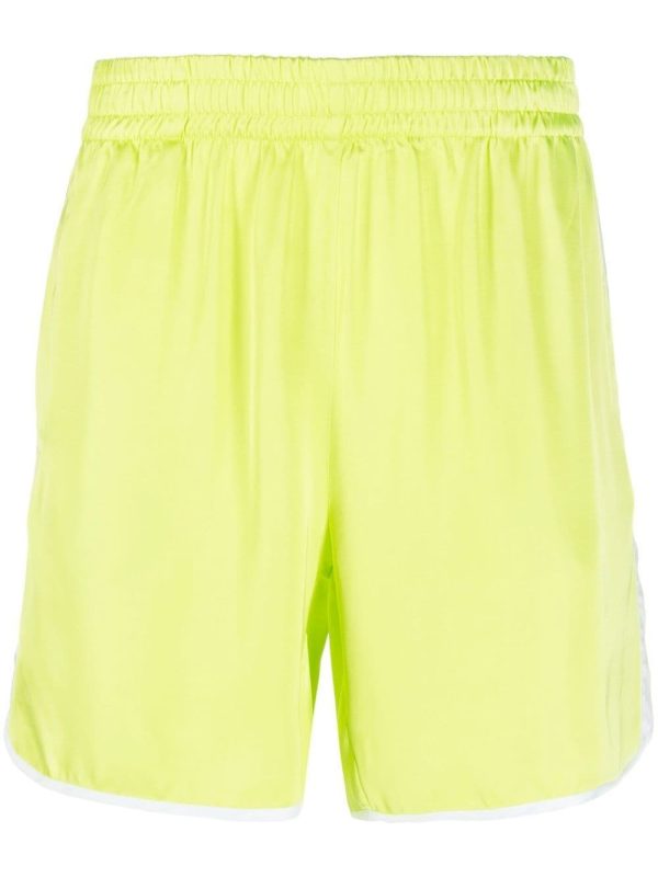 Contrasting-Sides Track Shorts Discount