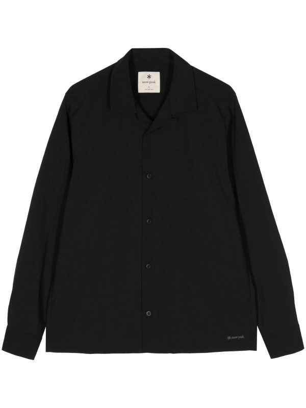 Logo-Embroidered Cutaway-Collar Shirt on Sale