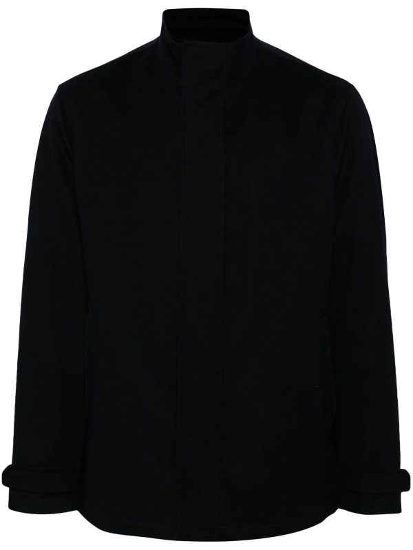 Cashmere Zip-Up Coat Supply