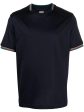 Striped-Trim Cotton T-Shirt Supply