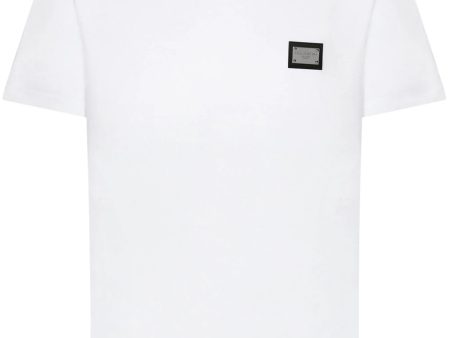 Logo-Tag Cotton T-Shirt Online Sale