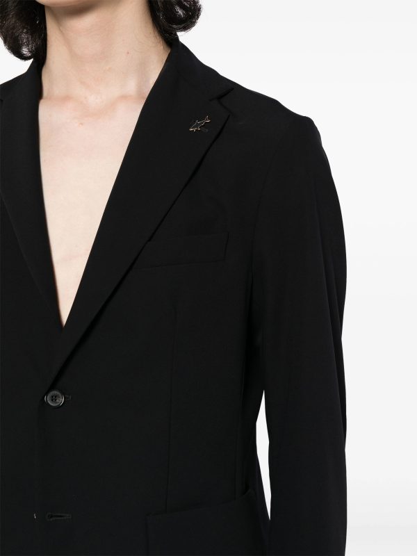 Detachable-Hood Single-Breasted Blazer Supply