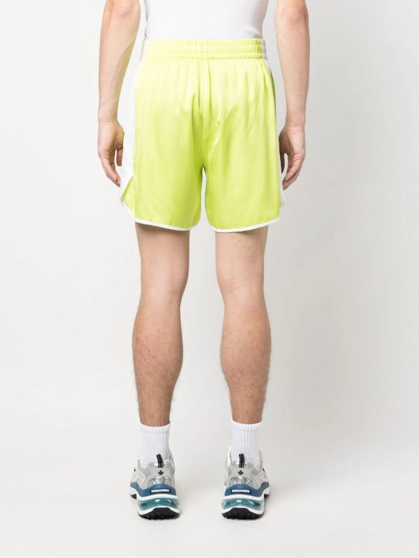 Contrasting-Sides Track Shorts Discount